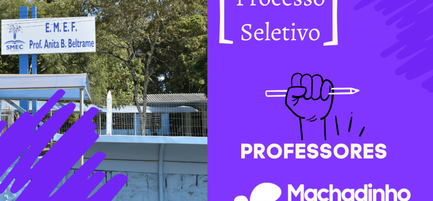 Flayer Processo Seletivo Professores