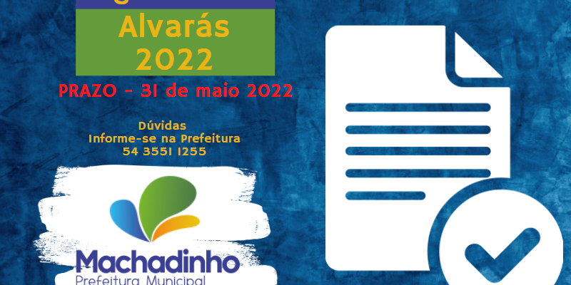 noticia Regularização alvará 2022