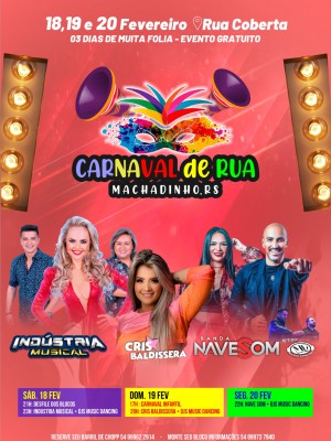 cartaz Carnaval Atrações