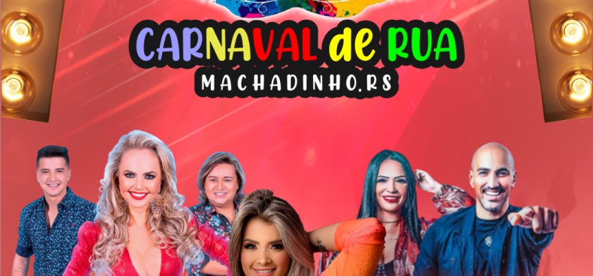 cartaz Carnaval Atrações