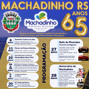 feed aniversário 65 anos de Machadinho