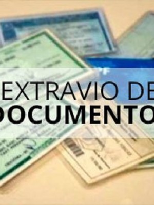 Extravio de documentos