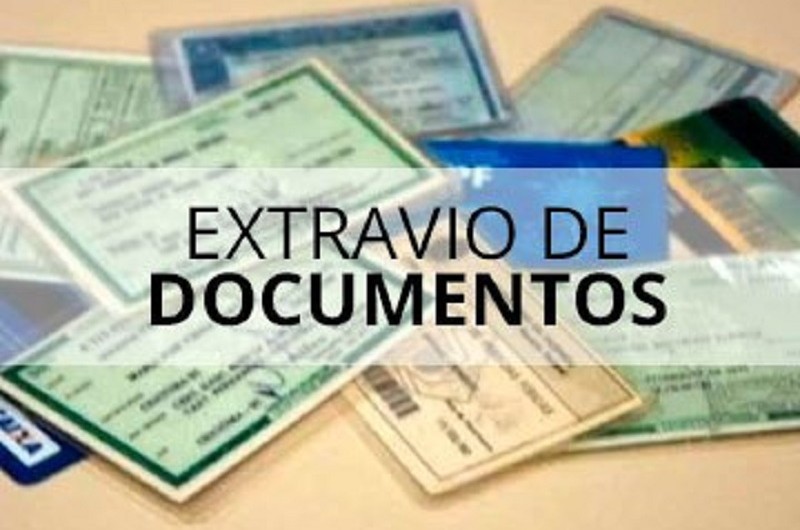 Extravio de documentos