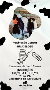 story inscrição Vacinação contra Brucelose (720 x 1280 px)